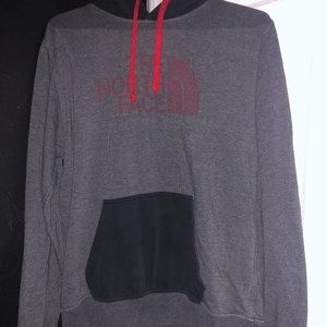 North face dark gray hoodie